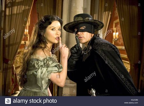 Zorro And Elena, Zorro Costume, Zorro Movie, Legend Of Zorro, Mask Of Zorro, The Legend Of Zorro, The Mask Of Zorro, Katharine Ross, Andy Garcia