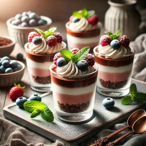 Serve mini desserts in individual portions, such as mousse, panna cotta, or cheesecake in glass cups. Layer different flavors and textures for a visually appealing presentation. 📸 Show us your mini dessert creations and tag us! Individual Cheesecake Cups, Individual Cheesecake, Individual Cheesecakes, Cheesecake Cups, Mini Dessert, Pastry Desserts, Glass Cups, Candles Crafts, Mini Desserts