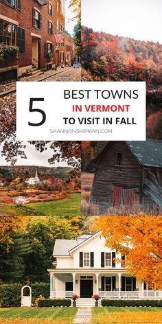 Autumn in Vermont is pure magic! The changing leaves in the Northeast is an incredble sight to see! In this article I narrowed down the top 5 towns that are a must see for their fall foliage, stays, restaurants, and sweater weather! If anyone is looking for a cozy Autumn then this post is for you! Vermont Fall Photography, Fall In Vermont Autumn, Vermont In The Fall Autumn Leaves, New England Fall Foliage Autumn Leaves, Where To Stay In Vermont In The Fall, Places To Stay In Vermont, Fall Leaves Road Trip, 3 Days In Vermont Fall, Where To Stay In Vermont