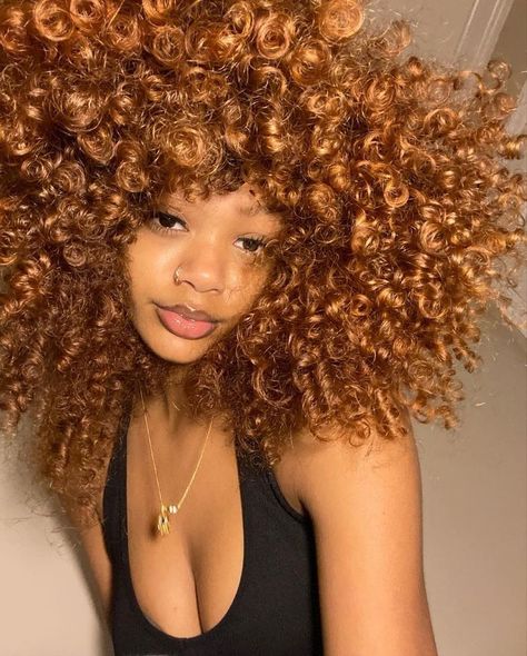 Honey Brown Hair Color, Dyed Curly Hair, Highlights Curly Hair, Mixed Curly Hair, Honey Brown Hair, The Moon And Stars, Ginger Hair Color, Hairstyle Tutorials, Dyed Hair Inspiration