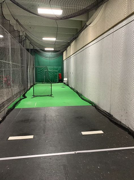 PBR Baseball Training Facility, Greeley Batting Cages, Fall Baseball Baseball Facility, Batting Cage Backyard, Indoor Batting Cage, Fall Baseball, Sports Facility, Batting Cage, Softball Training, Batting Cages, Training Facility