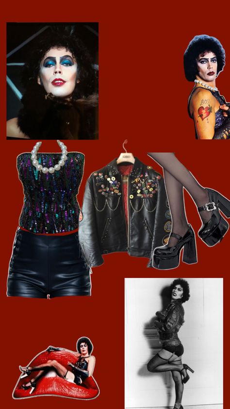 Rocky Horror Inspired Outfit, Horror Outfit Ideas, Rocky Horror Outfit, Rocky Horror Outfit Ideas, Outfit Ideas Easy, Outfit Planning, Rocky Horror, Cosplay Outfits, Halloween Ideas