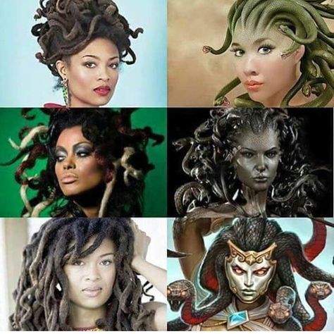 Instagram Medusa Hair, African History Facts, Kemetic Spirituality, Ancient Discoveries, African Goddess, African Spirituality, Black Knowledge, Ancient Egyptian Art, Ancient Knowledge