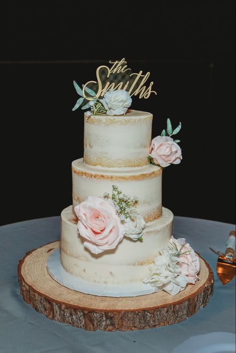 naked cake, wedding cake, crumb coat, cake topper, three tier cake Wedding Cakes Crumb Coat, Crumb Coat Cake Wedding, Crumb Coat Wedding Cake, Crumb Coat Cake, Crumb Coat, Fall Wedding, Wedding Cake, Wedding Cakes