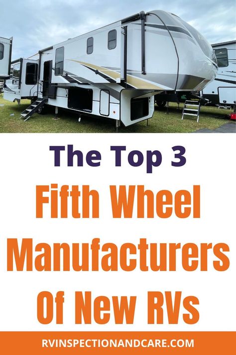 Before you go out and buy a fifth wheel RV, make sure that you know which RV brands make a higher quality 5th wheel than their competition. There are lots of brands and models in the fifth wheel segment of the RV industry. But not all of them are built with high quality materials and methods. So here are the top 3 brands to start with if you want a quality 5th wheel. #fifthwheel #5thwheelrv #rvbuying Rv Diy Projects, Rv Diy, Fifth Wheel Living, Rv Camping Trips, Rv Gear, Glamping Ideas, 5th Wheel Rv, Fifth Wheel Trailers, Rv Maintenance