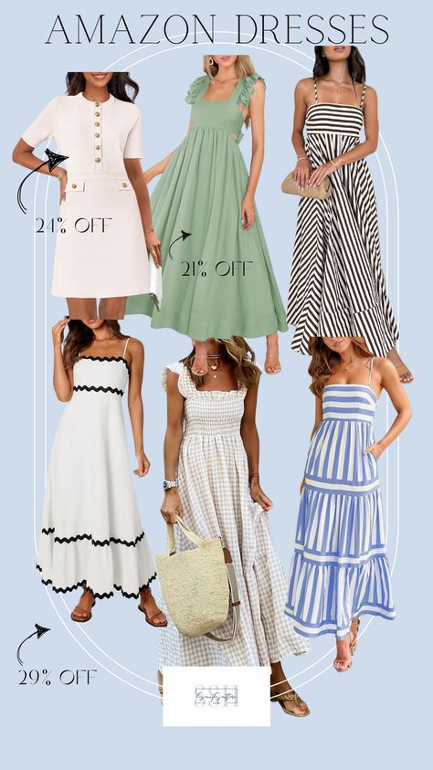 Amazon Summer Dresses, Amazon finds, Amazon, summer dresses, dress, style, style inspo, outfit inspiration. Summer Dresses Amazon, Amazon Summer Dresses, Dresses On Amazon, Dresses Amazon, Flowy Dress Long, Amazon Dresses, Southern Homes, Southern Home, Inspo Outfit