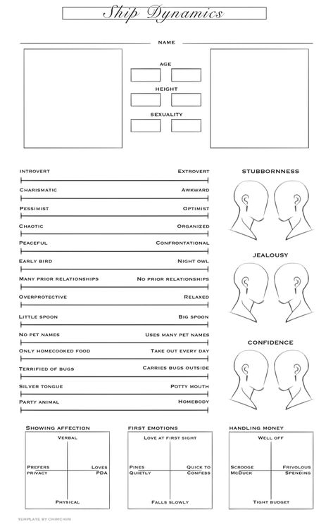 Oc Stats Sheet, My Ship Templates, Character Comparison Template, Oc Sheets Template, Explain Your Ship Template, Ship Dynamics Template, Oc X Canon Template, Ship Art Template, Relationship Dynamic Template