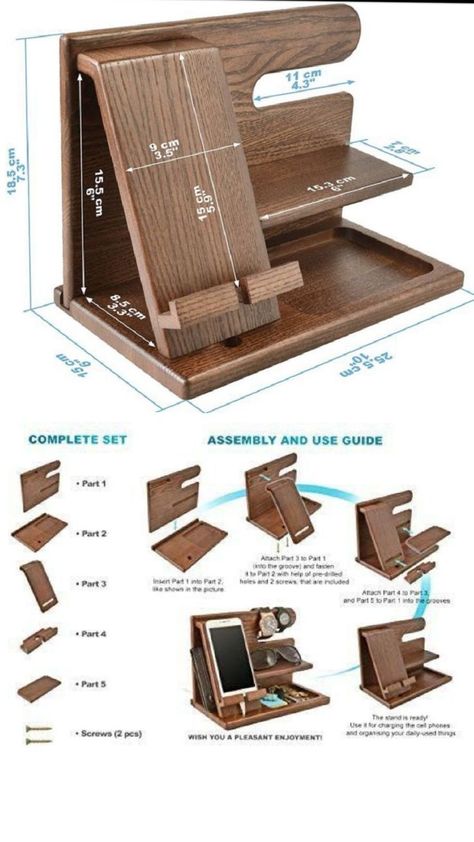 Minwax Stain Colors, Wood Clock Design, Woodworking Desk Plans, Computer Diy, Woodworking Desk, Minwax Stain, Wood Wall Art Diy, Concrete Diy Projects, Furniture Details Design