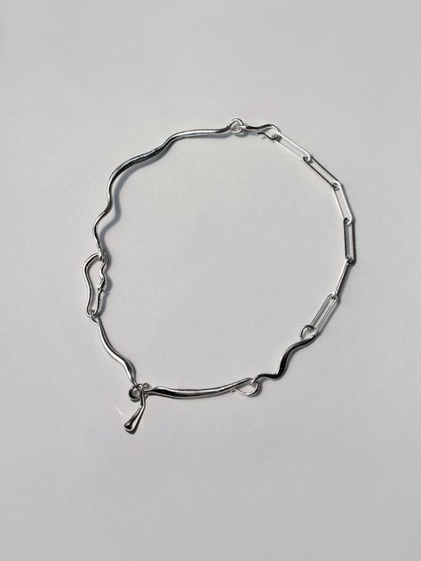 SHOP — L.L.Y. ATELIER Ribbon Choker, Edgy Jewelry, Silver Jewelry Necklace, Chain Links, Girly Jewelry, Jewelry Inspo, Ruler, Silver Necklaces, Montreal