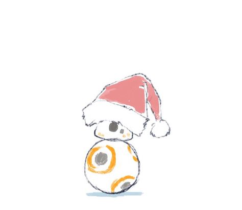 Merry Christmas Christmas Fanart, Star Wars Drawings, Star Wars Christmas, Bb 8, Star Wars Fan Art, Nerd Girl, Christmas Drawing, Nerd Alert, Love Stars