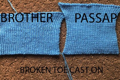 Passap Broken Toe Cast ON | Cckittenknits's Weblog Knitting Machine Patterns, Ha Ha, Knitting Machine, Machine Knitting, Drink Sleeves, Knit Crochet, To Look, Knitting Patterns, My Favorite