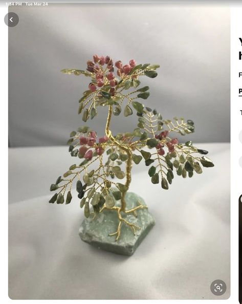 Bonzi Trees, Birthday Tree, Mimosa Tree, Gem Tree, Bonsai Wire, Copper Wire Art, Diy Jewelry To Sell, Bonsai Seeds, Beaded Flowers Patterns