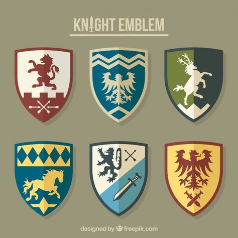 Elegant Knight, Dnd Symbols, Knight Emblem, Knight Orders, Vintage Tickets, Fantasy Logo, Frames Design Graphic, Heraldry Design, Knight Shield