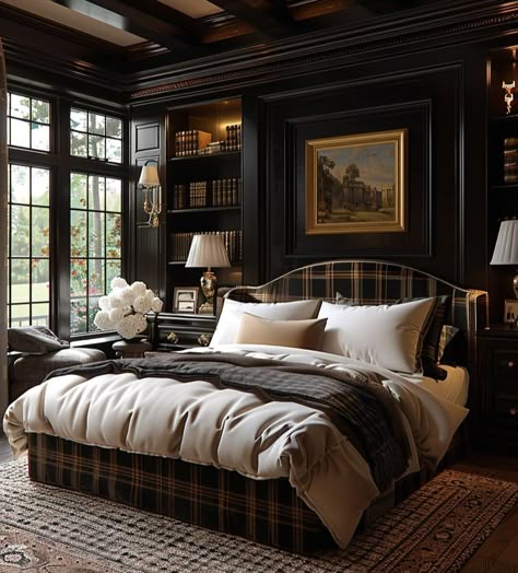 Lauren Aesthetic, Ralph Lauren Aesthetic, Academia Bedroom, Bedroom Ideas For Men, Masculine Bedroom, Minimalist Bed, Mens Bedroom, Inspire Me Home Decor, Bedroom Paint Colors