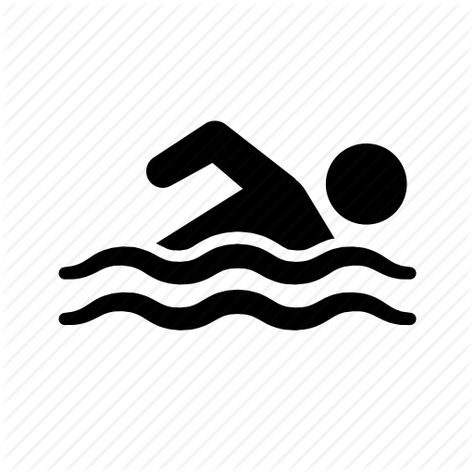 I love to swim Logo Swimming, Swim Icon, Swimming Logo Design Ideas, Swimming Person Drawing, Swimming Club Logo Design, Retention Pond, Library Icon, Pictogram Design, Water Icon