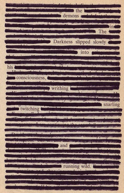 Blackout Poetry Art, Quotes Deep Motivational, Found Poem, Deep Motivational Quotes, Blackout Poems, Book Poetry, Found Poetry, Poetry Ideas, Book Page Art