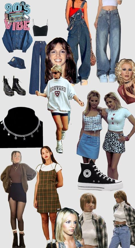 Hot 90s Outfits, 90s Styles For Women, Revenge Of The 90s Outfit, 90s Inspo Outfits Party, Cute Throwback Outfits, Food From The 90s, 90s Date Outfit, 90s Fashion Guide, 1990s 2000s Fashion