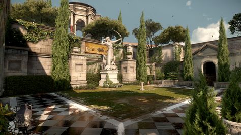 https://flic.kr/p/puQCVH | Ryse Son of Rome - 8K Ptolemy Egypt, Ancient Greek Garden, The Red Keep, Ancient Roman Houses, Ryse Son Of Rome, Ancient Greece Art, Grass Design, Episode Backgrounds, Things I Want