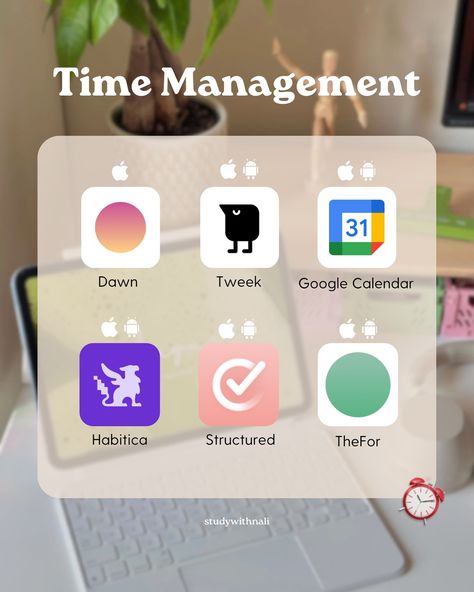 🏫 Back to school apps master list ’24 Useful apps to start a new semester strong 💪🏻 The categories of the apps are: 📝 note-taking ⏰ time management 🗓️ organization 🧘🏻‍♀️ focus 🩹 study aid 🛋️ lifestyle 🩺 health ☕️ study break What other app would you add to the list? 📝 #studytips #backtoschool #appsios #appsandroid #studygram Study Focus App, Apps For To Do Lists, Best Note Taking Apps, Daily Planner App, To Do List App, Apps For School, Schedule App, Time Organization, Focus App