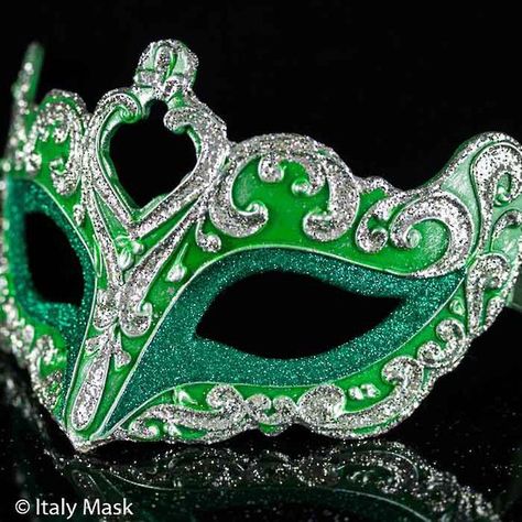 Green Masquerade Mask, Venetian Masquerade Masks, Ball Mask, Venetian Masquerade, Dark Men, Carnival Masks, Masks Masquerade, Masquerade Mask, Silver Feather