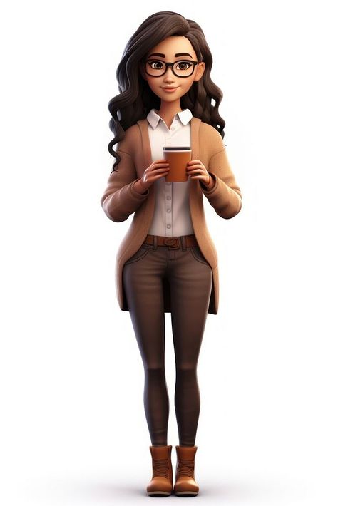 Coffee adult cartoon woman. AI generated Image by rawpixel. | premium image by rawpixel.com Female Book Characters, Cartoon Female, Science Anchor Charts, Woman Cartoon, Cartoon Women, Clothes Illustration, Mobile App Design Inspiration, Cartoon 3d, Coffee Images