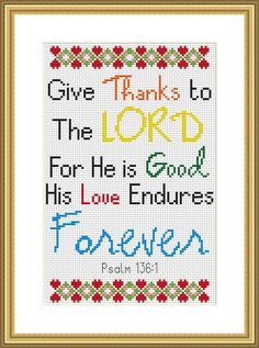 Christian Cross Stitch Patterns Free, Cross Stitch Painting, Christian Cross Stitch Patterns, Stitch Painting, Prayer Of Thanks, Christian Cross Stitch, Cross Stitch Beginner, Xstitch Patterns, Cross Stitch Thread