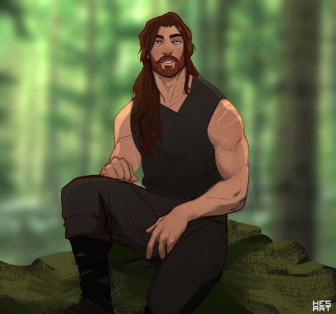 Beard Character Design, Strong Character Design, Alexander Hawthorne, Hawke Dragon Age, Elemental Magic, Arte Sketchbook, Auburn Hair, Character Design Male, Elder Scrolls