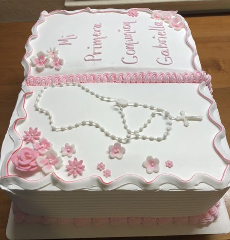 First Communion Sheet Cake, Baptismal Cakes, Happy Anniversary Cakes, Confirmation Cakes, First Communion Cake, Communion Cakes, Baptism Cake, Glow Nails, Baptism Girl