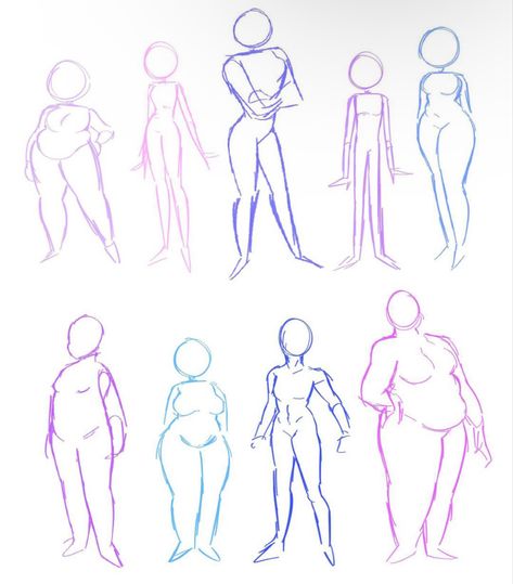 Dont own these, posting for convenience Body Anatomy Art, Body Type Drawing, Body Drawing Tutorial, Body Reference Drawing, Drawing Drawing, Art Tools Drawing, Body Anatomy, Figure Drawing Reference, Female Body