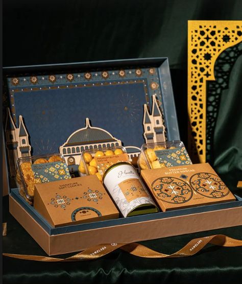 Gift Box Display Ideas, Ramadan 2025, Brown Packaging, Pr Package, Luxury Gift Set, Gift Box Design, Gifting Ideas, Package Box, Hari Raya