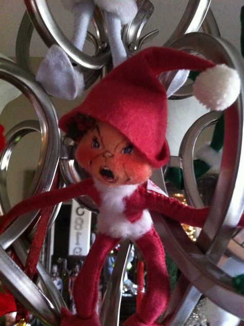 Angry Elf! Angry Elf, Will Ferrell Elf Memes, Elf On The Shelf, Elf, Holiday Decor, Home Decor