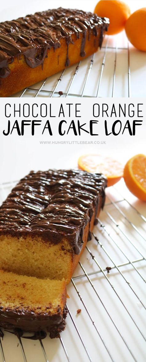 Autumn Bakes, Jaffa Cake Recipe, Chocolate Sponge Cake Recipe, Cake Recipes Chocolate, Sponge Cake Easy, Orange Loaf Cake, Orange Loaf, Cake Loaf, Sponge Cake Recipe