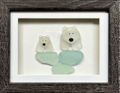 Pebble And Sea Glass Art Ideas, Sea Glass Animals, Seaglass Animals, Sea Glass Crafts Ideas, Seaglass Art Ideas, Sea Glass Art Ideas, Sea Glass Art Pictures, Sea Glass Pictures, Sea Glass Crafts Jewellery