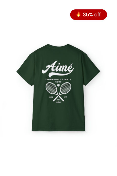 Aimé Old Money Tennis Club T-shirt with vintage style Money Design, Tennis Clubs, Old Money Style, Old Money, Fashion Tees, Tennis, Graphic Tees, Vintage Fashion, Street Wear