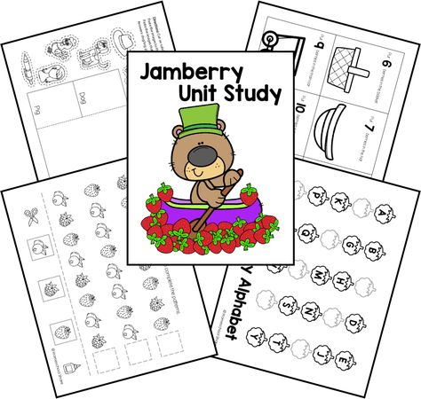 Jamberry Book Activities, Jamberry Activities Preschool, Jamberry Book, O Taste And See, Study Printables, Preschool Resources, Pattern Activities, Nonsense Words, Paper Streamers