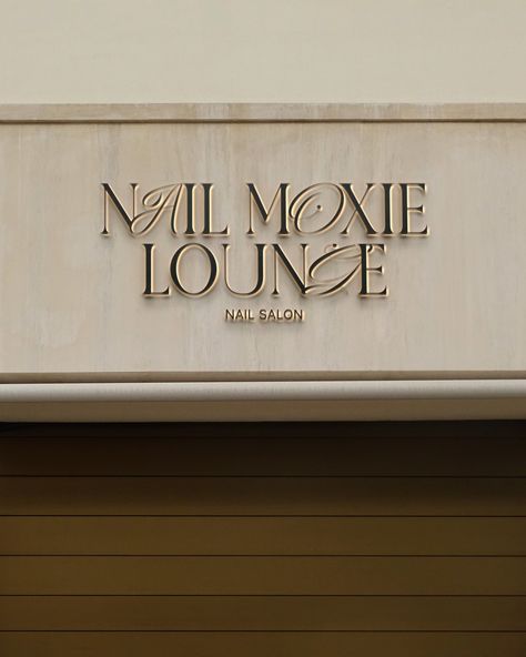 Brand Identity Design for Nail Moxie Lounge, an elegant and exclusive nail salon. 🤍 At Designs by Gabi, we create bespoke, delightful, memorable visual identity designs that truly represent your business values and connect with high-end customers. If you're ready to LEVEL UP inquiry from the link in bio! Let's create a brand identity you'll be proud of! . . . #nailsalon #nails #nailart #beauty #logodesign #beautylogo #manicure #nailartist #visualidentity #beautysalon #minimalist #luxurylog... Beauty Salon Branding Design, Beauty Lounge Logo, Business Values, Creative Business Logo, Office Nails, Lounge Logo, Nail Room, Create A Brand, Visual Identity Design