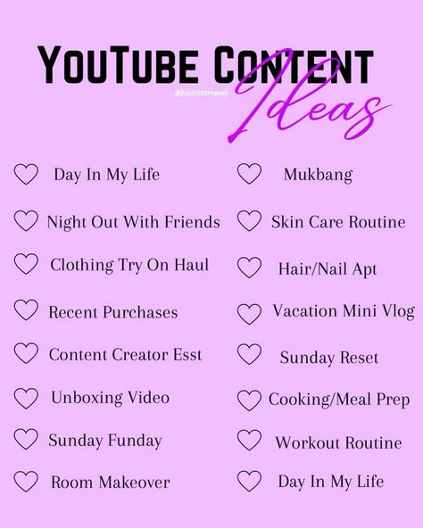 ⭐️ Every content creator should consider starting a YouTube channel to chronicle their beginnings and experiences. This not only serves as a testament for future audiences but also allows you to reflect on your personal growth and challenges. ⭐️ You can explore various creative ideas that highlight your unique perspective and individuality. Remember, your life story is unlike anyone else’s, so leverage that uniqueness. People are naturally curious about others’ lives, so share your journey ... Tips To Start A Youtube Channel, How To Start A Youtube Channel Ideas, Beauty Youtube Ideas, Challenge Ideas For Youtube, How To Start Youtube Channel, How To Become A Content Creator, Tik Tok Content Ideas, Youtube Background Ideas, Youtube Challenges Ideas