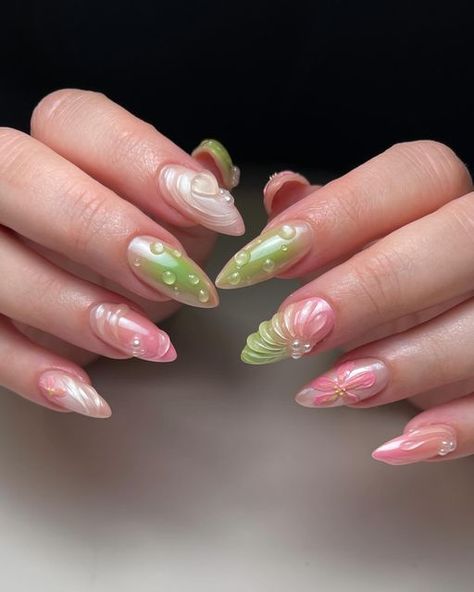 #zicxa-photos #zicxa #images #background #wallpaper #freepik #shutterstock #VN Check more at Pink 3d Nails Art Designs, Wicked Movie Inspired Nails, Nail Art Pink And Green, Neo Green Nails, Nail Green And Pink, Green With Pink Nails, Pink Green Nails Design, Green 3d Nails, 3d Nail Ideas