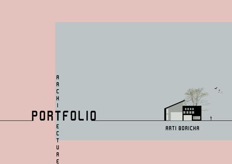 Architecture Portfolio Cover Page Ideas, Architecture Portfolio Layout Templates, Architectural Portfolio Cover, Resume Architecture, Portfolio Architecture Cover, Portfolio Front Page, Portfolio Cover Ideas, Markers Drawing Architecture, Archi Student