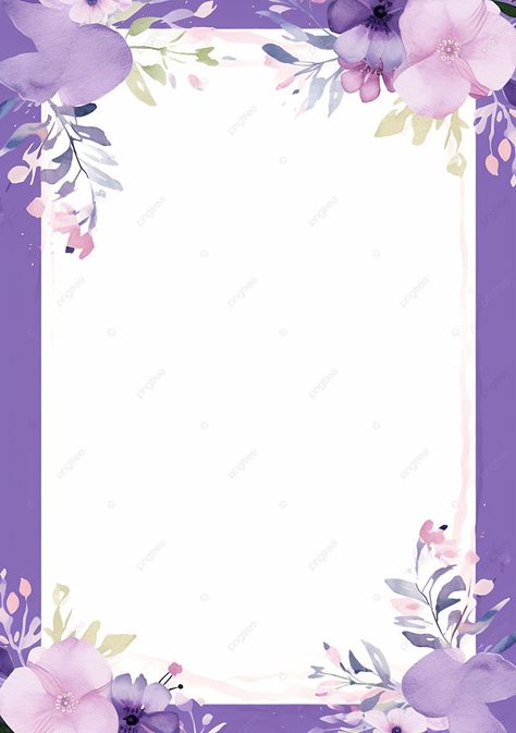 Flower Portfolio, Wallpaper Violet, Purple Flower Background, Iphone Wallpaper Violet, Easter Flags, Purple Frame, Flower Background Images, Wedding Icon, Bird Birthday