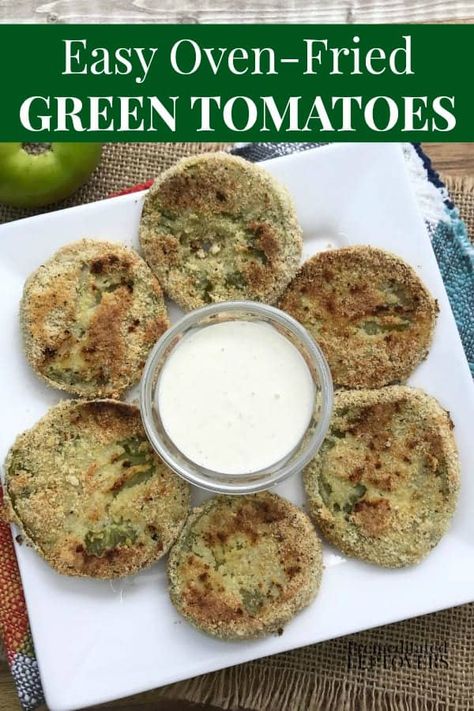 Recipe For Fried Green Tomatoes, Homemade Horseradish Sauce, Fried Green Tomatoes Recipe Easy, Baked Green Tomatoes, Horseradish Sauce Recipe, Homemade Horseradish, Fried Green Tomatoes Recipe, Green Tomato Recipes, Med Diet