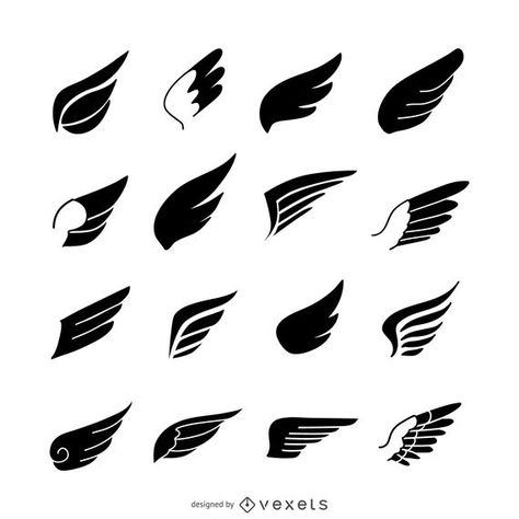 Wings icon logo set #AD , #spon, #ad, #icon, #logo, #set, #Wings Eagle Logo Design Graphics, Athena Logo, Eagle Logo Design, Victory Logo, Desain Ux, Eagle Icon, Logo Design Graphics, Wings Artwork, Angel Wings Illustration