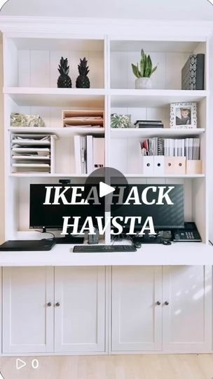 182K views · 117 reactions | 🖇️⚒️Simple IKEA HOME OFFICE HACK 📂🧺

✨ Transform your home office into a masterpiece with a simple IKEA hack! 🛠️ This stunning workspace was created using the IKEA Havsta cabinets, blending functionality and style. With just a little creativity, you can build a workspace that perfectly fits your home and needs. 💡✨

Huge thank you to @myhomelifeandstyle for sharing this amazing transformation with us! 🙌 If you’re feeling inspired to level up your workspace, why not give it a try yourself?

We’d love to see your creations! 🌟 Tag us in your posts or send us your IKEA hacks through DM, and we’ll share our favorites with the community! Let’s get creative together. 💪🖤

#IKEAHack #HavstaHack #DIYFurniture #WorkspaceGoals #HomeOfficeInspo #IKEAHome #CreativeSp Ikea Hack Study Home Office, Ikea Home Office Hacks, Ikea Hack Home Office, Ikea Havsta, Ikea Home Office, Office Hacks, Office Inspo, Ikea Home, Feeling Inspired