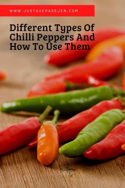 How to use different types of chilli peppers in your cooking Types Of Chili Peppers, Smoked Chili, Dried Chili Peppers, Types Of Red, How To Make Salsa, Chilli Peppers, Types Of Fruit, Chile Pepper, Spice Rub