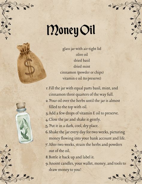 Money Bowls: How to Craft & Cast a Money Bowl Spell New Job Ritual, New Job Spell Witchcraft, Money Bowl Spell, Money Oil Recipe, Witch Oils, Money Bowl, Money Flowing, Money Oil, Money Spells Magic