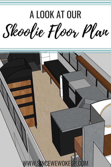 Mid Size Skoolie Floor Plan, 40ft Bus Conversion Layout, School Bus Camper Floor Plans, Skoolie Floor Plan With Bunks, Skoolie Kitchen Ideas, Skoolie Interior Design, Schoolies Bus Floor Plans, Skoolie Conversion Floor Plans, Short Bus Conversion Layout