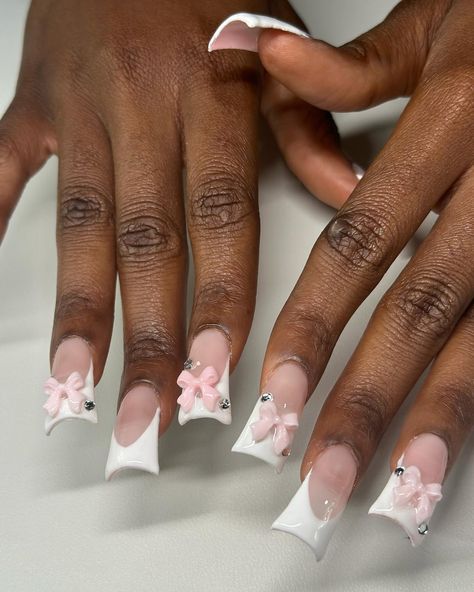 French tip duckies ❤️‍🔥❤️‍🔥 ❤️‍🔥 ❤️‍🔥 ❤️‍🔥 #gelxnails #gelxduckies #gelx Flare French Tip Nails, Short Duck Nails French Tip, Chic Nail Art, Nails Art Ideas, Duck Nails, Hard Nails, Nail Care Routine, Nail Essentials, Nails French