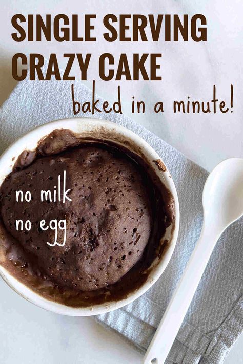 No Egg Mug Cake, Simple Mug Cake Recipe, Mug Cake Vegan, 1 Minute Mug Cakes, Mug Brownie Recipes, Microwave Mug Cake, Milk Allergy Mom, Microwave Mug Recipes, Mini Bundt Cakes Recipes