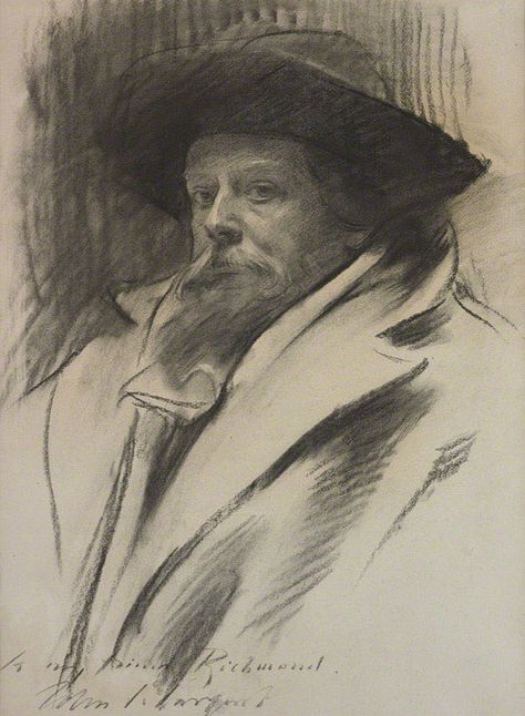 John Sargent, Sargent Art, Sir William, William Blake, John Singer Sargent, White Drawing, Figurative Artists, National Portrait Gallery, Alphonse Mucha