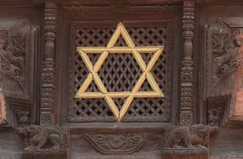 The Star of David is the most identifiable symbol of Judaism. However, unlike items such as the menorah or the shofar, the star is not uniquely Jewish. Before it was a Jewish symbol, it also appeared in Buddhism, Hinduism, and Jainism. It appears that Hinduism has used the star the longest; for Hindus, it represents the Anahata, the fourth primary chakra, an energy point of the body. Star Of David Meaning, David Meaning, Lost Symbol, Jewish Symbol, The Star Of David, Jewish Symbols, Jewish Culture, Holy Rosary, Menorah